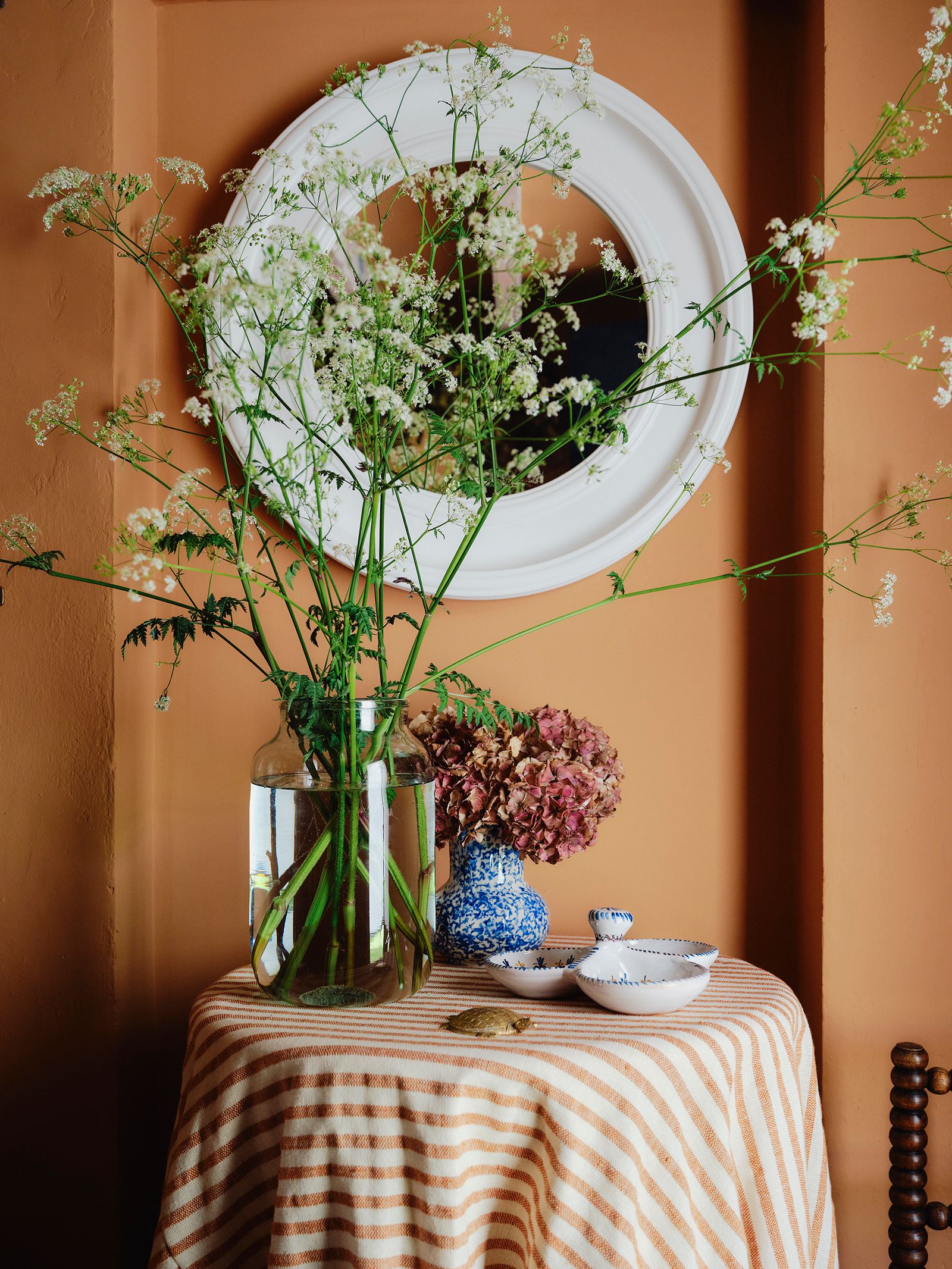 Image may contain Flower Flower Arrangement Plant Furniture Table Tabletop Desk Indoors and Interior Design