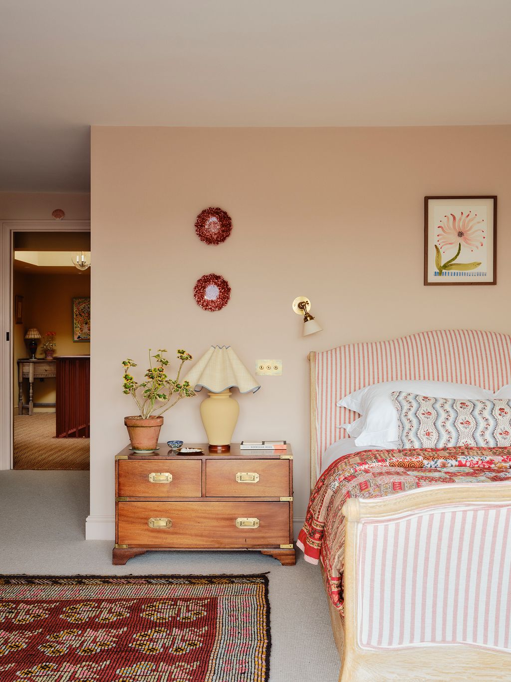 Image may contain Lamp Home Decor Plant Bed Furniture Desk Table Art Painting Rug Indoors and Interior Design