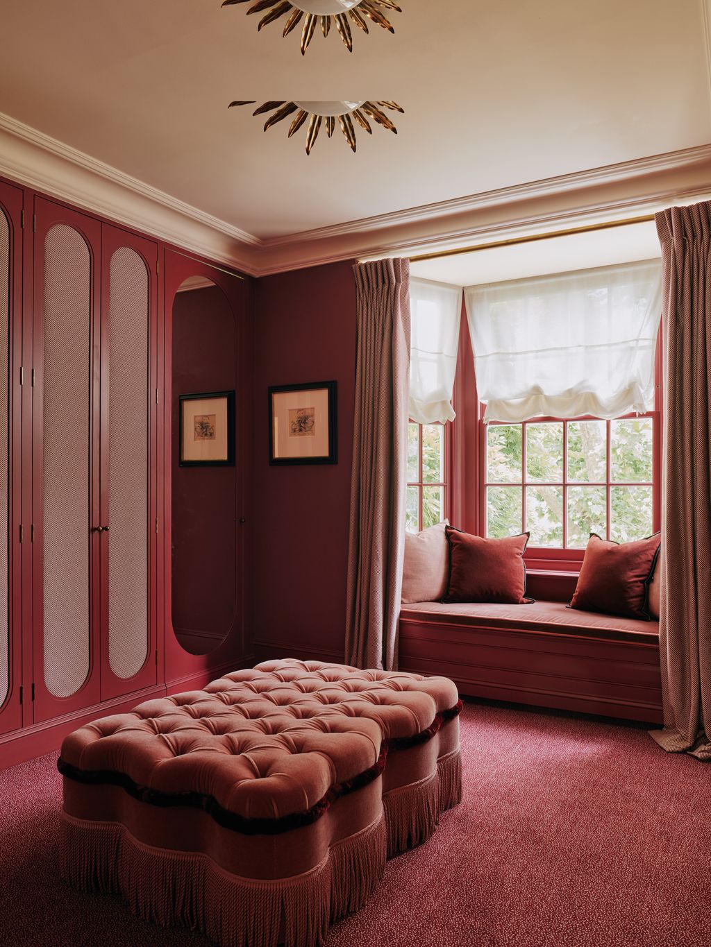 Image may contain Furniture Art Painting Bench and Couch