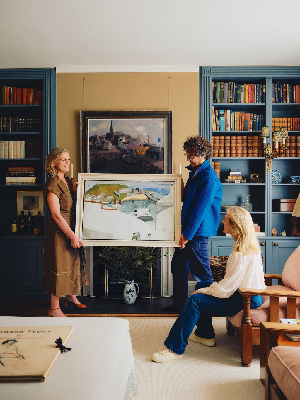 Image may contain Meg Whitman Bobby Bare Jr. Book Publication Clothing Footwear Shoe Art Painting and Adult