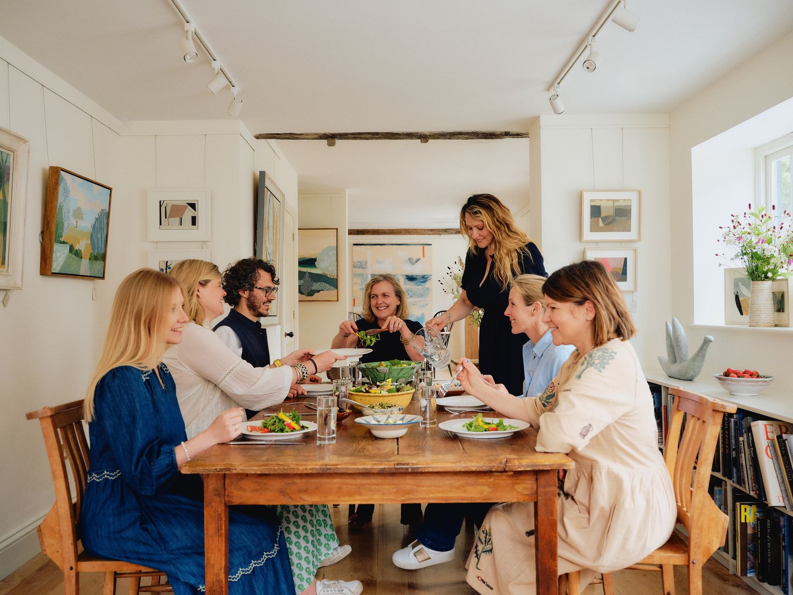 Image may contain Marsha Skrypuch Isaac Haxton Gro Dahle Architecture Building Dining Room Dining Table and Furniture