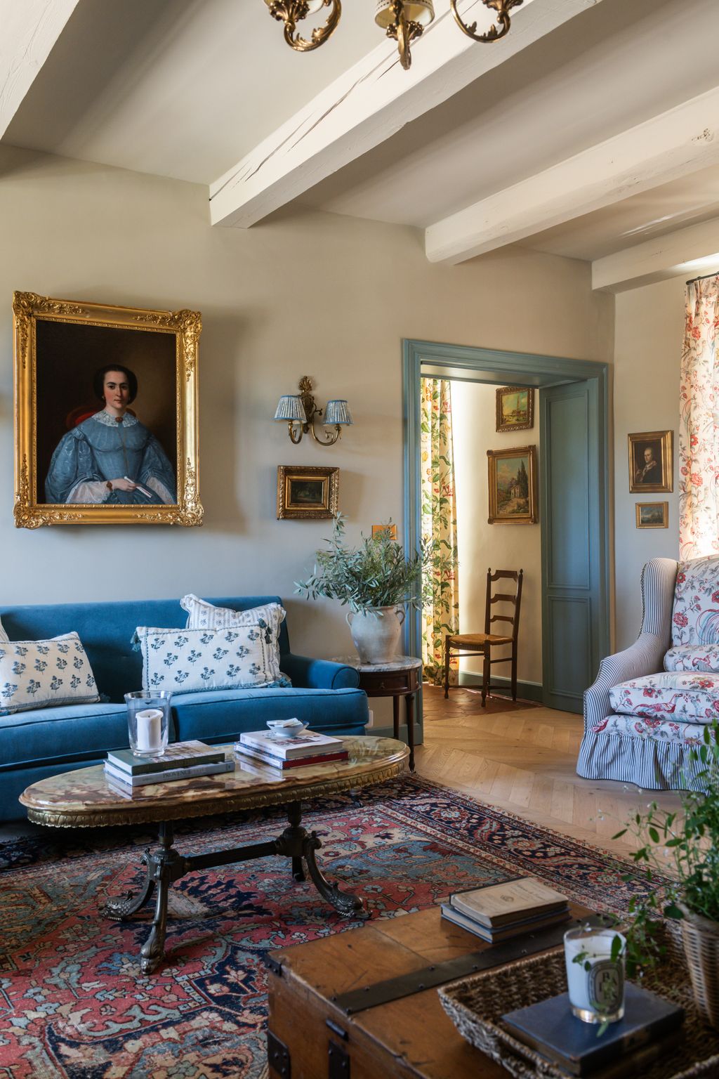 Image may contain Lady Mary Wroth Home Decor Chair Furniture Art Painting Couch Architecture Building and Indoors