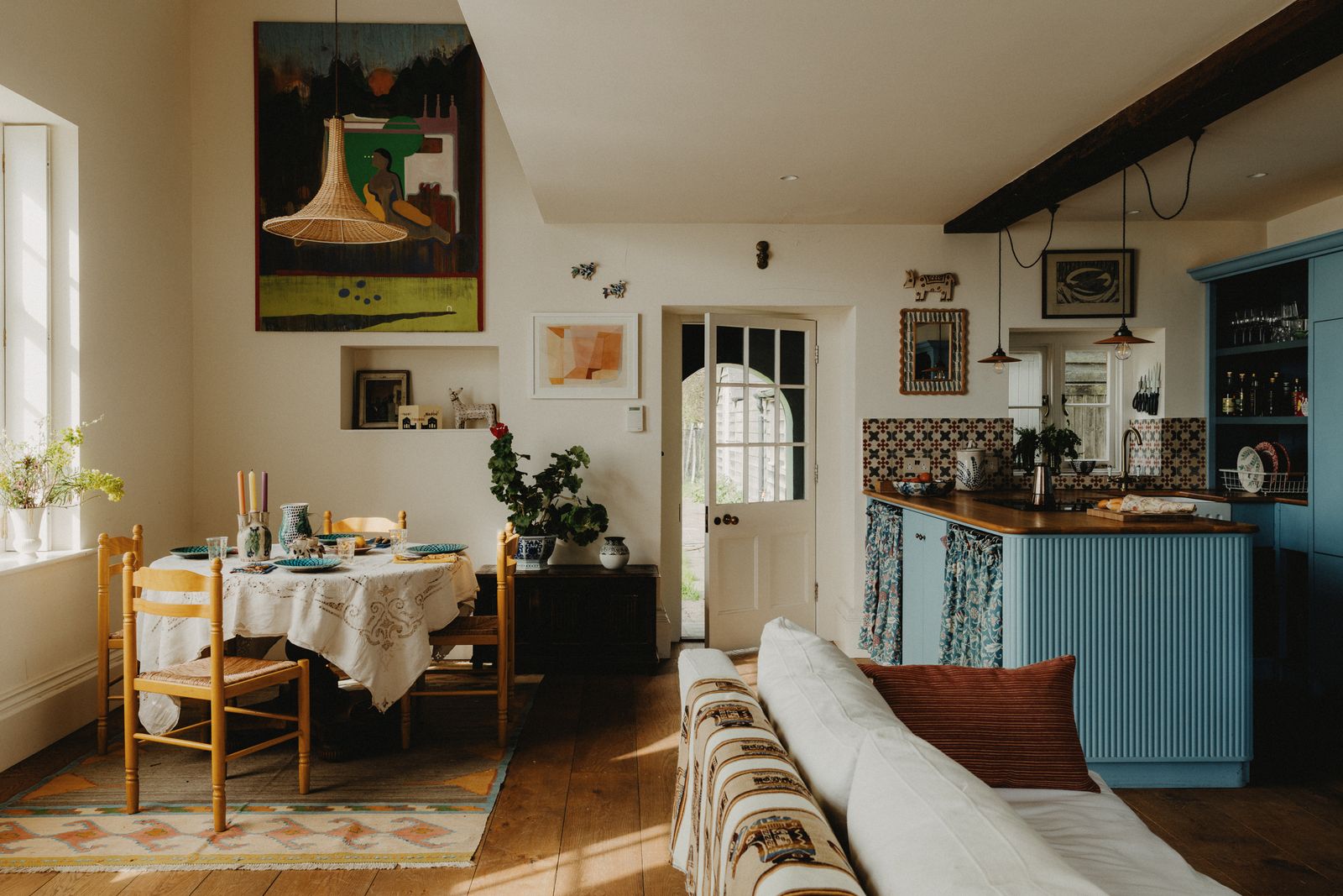 Image may contain Architecture Building Dining Room Dining Table Furniture Indoors Room Table Home Decor and Chair