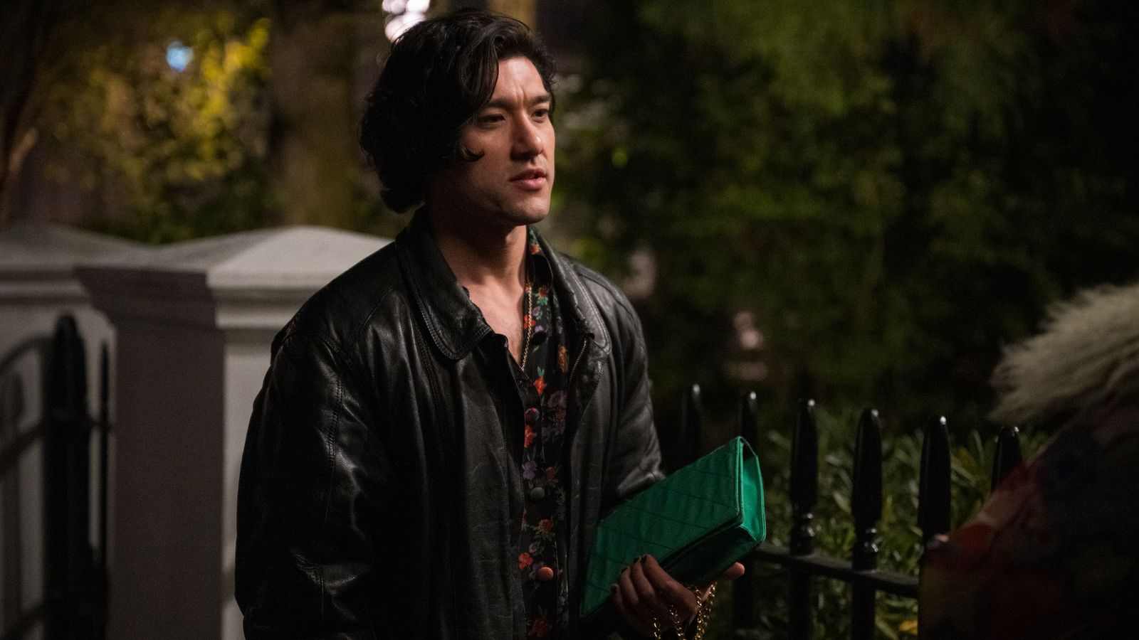 Image may contain Will Sharpe Clothing Coat Jacket Adult Person Accessories Bag and Handbag