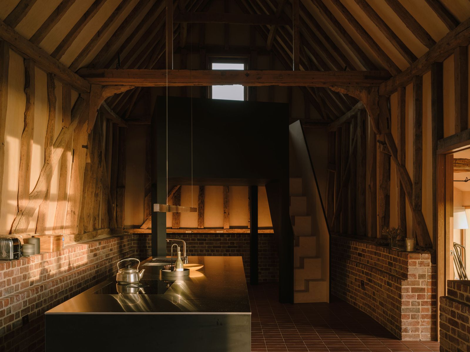 Image may contain Architecture Building House Housing Indoors Loft Room and Interior Design