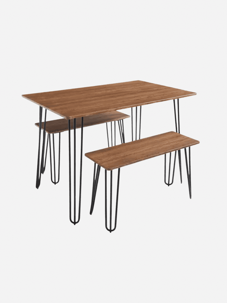 Image may contain: Furniture, Table, Dining Table, Coffee Table, Desk, Architecture, Building, Dining Room, Indoors, and Room