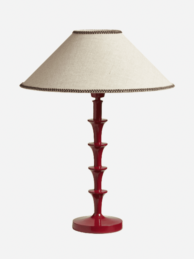 Image may contain: Lamp, Lampshade, and Table Lamp