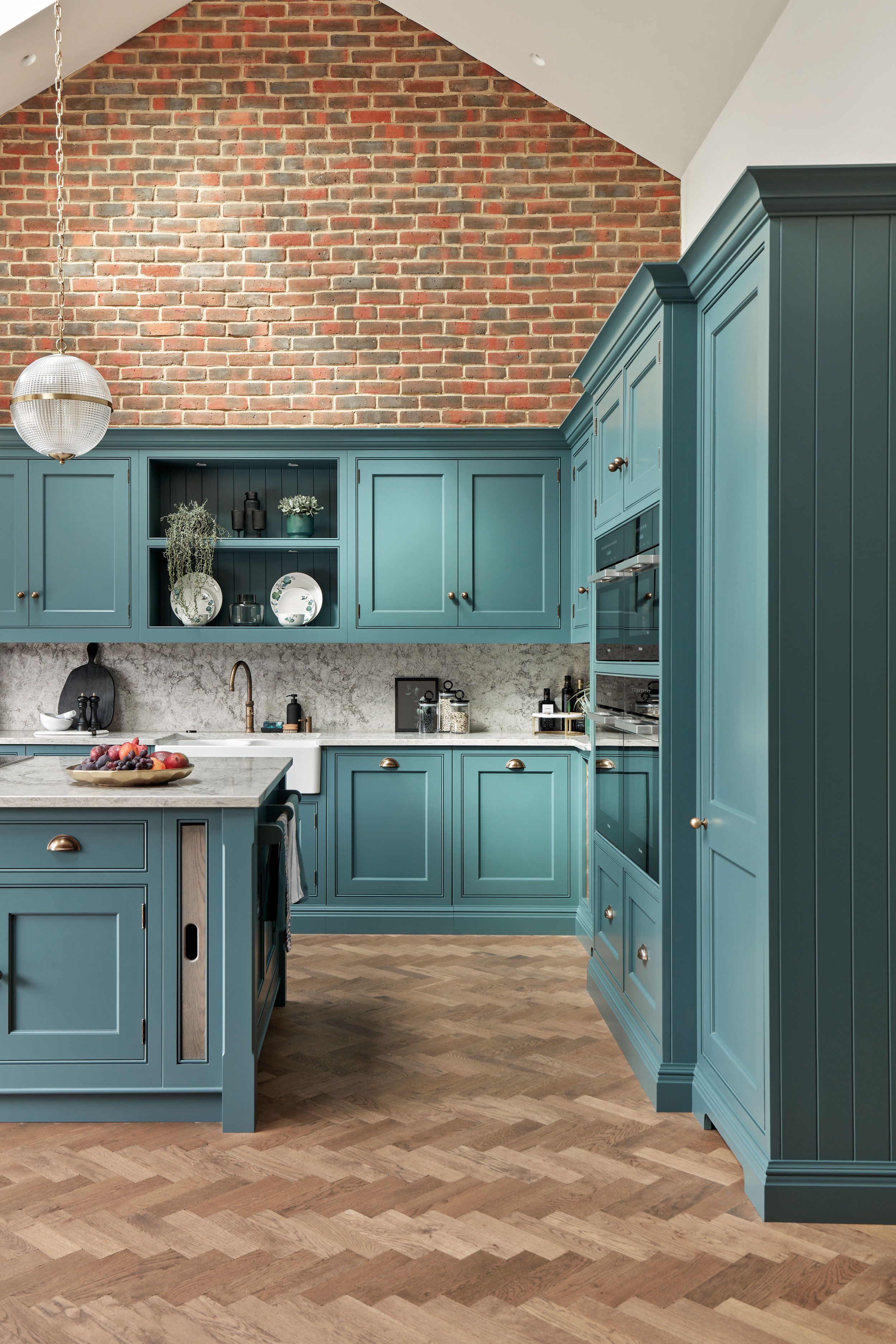 Image may contain: Indoors, Interior Design, Kitchen, Floor, and Plant