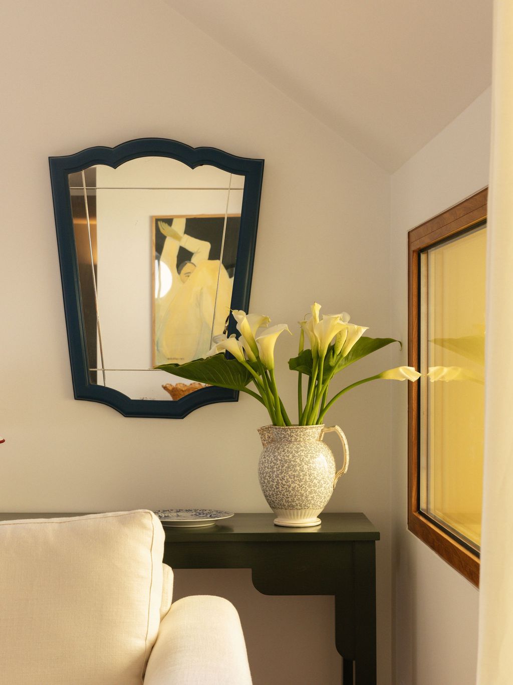 Image may contain Indoors Interior Design Plant Potted Plant Flower Flower Arrangement Plate and Architecture