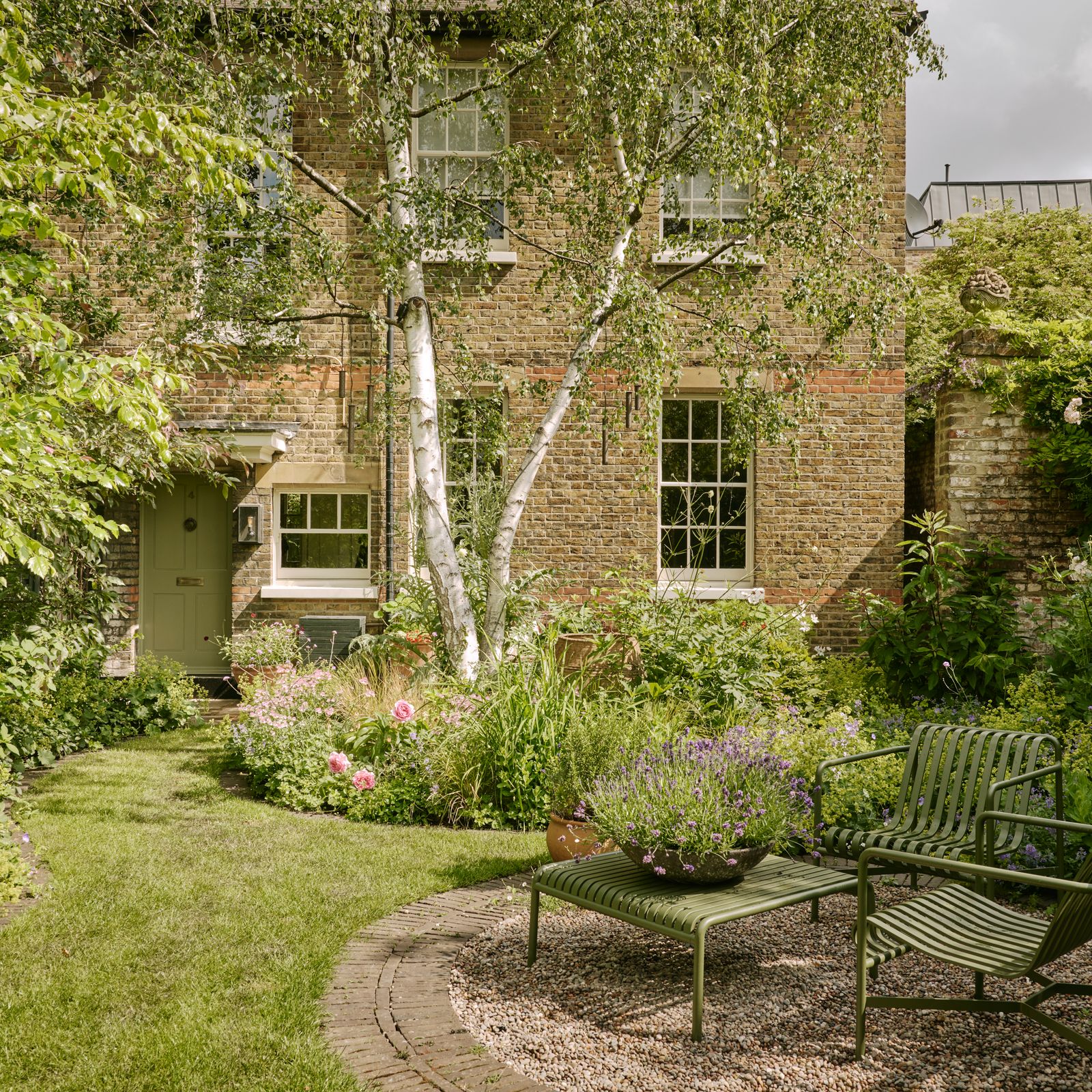 A writer's hidden Notting Hill cottage with a wonderfully pretty interior