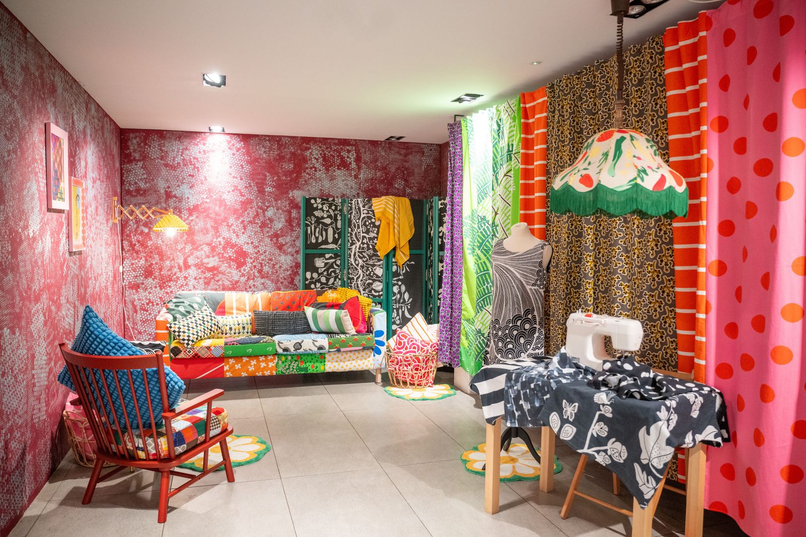 Image may contain Chair Furniture Art Painting Couch Home Decor Adult Person Indoors Accessories Bag and Handbag