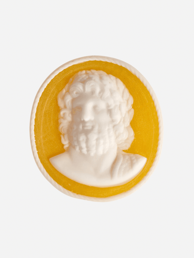 Image may contain: Face, Head, Person, Cream, Dessert, Food, and Ice Cream