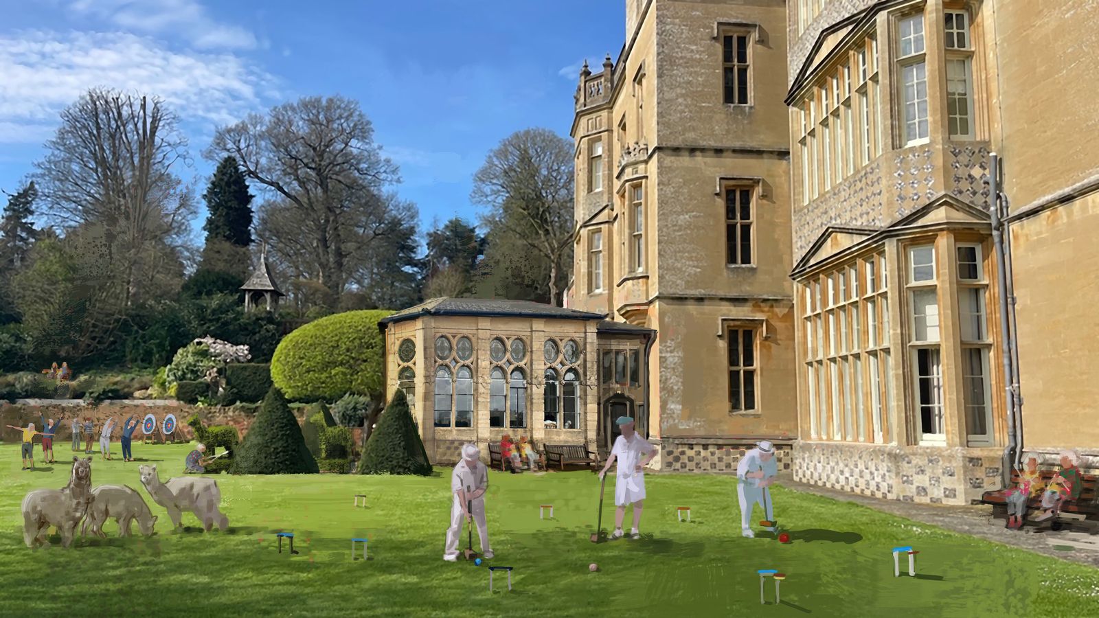 Image may contain Jonathan Cyprien Person Animal Livestock Mammal Sheep Architecture Building House and Housing