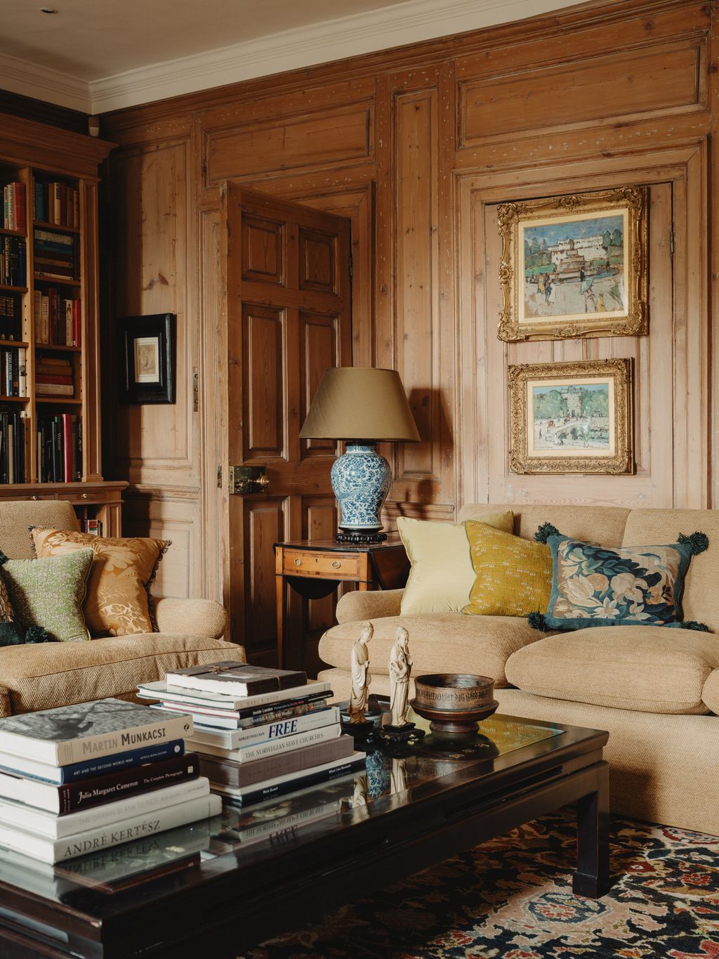 Image may contain Indoors Interior Design Lamp Architecture Building Furniture Living Room Room and Home Decor