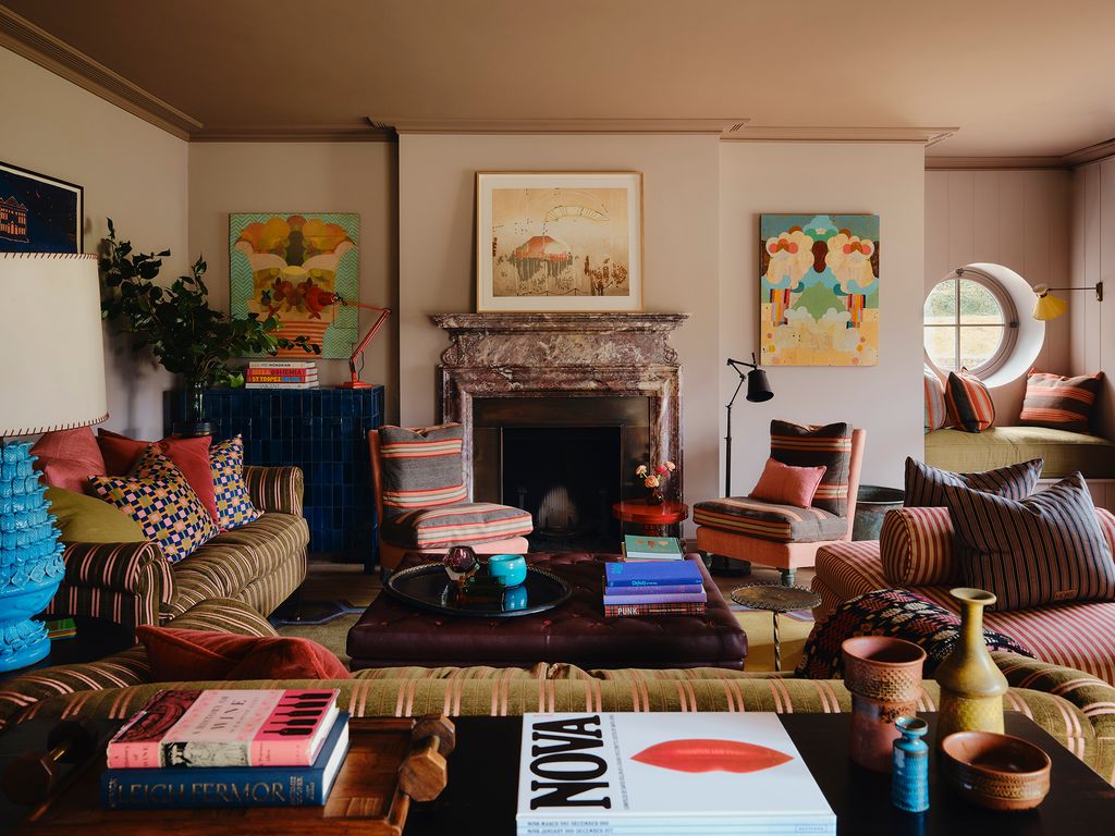 Image may contain Home Decor Book Publication Couch Furniture Architecture Building Indoors Living Room and Room