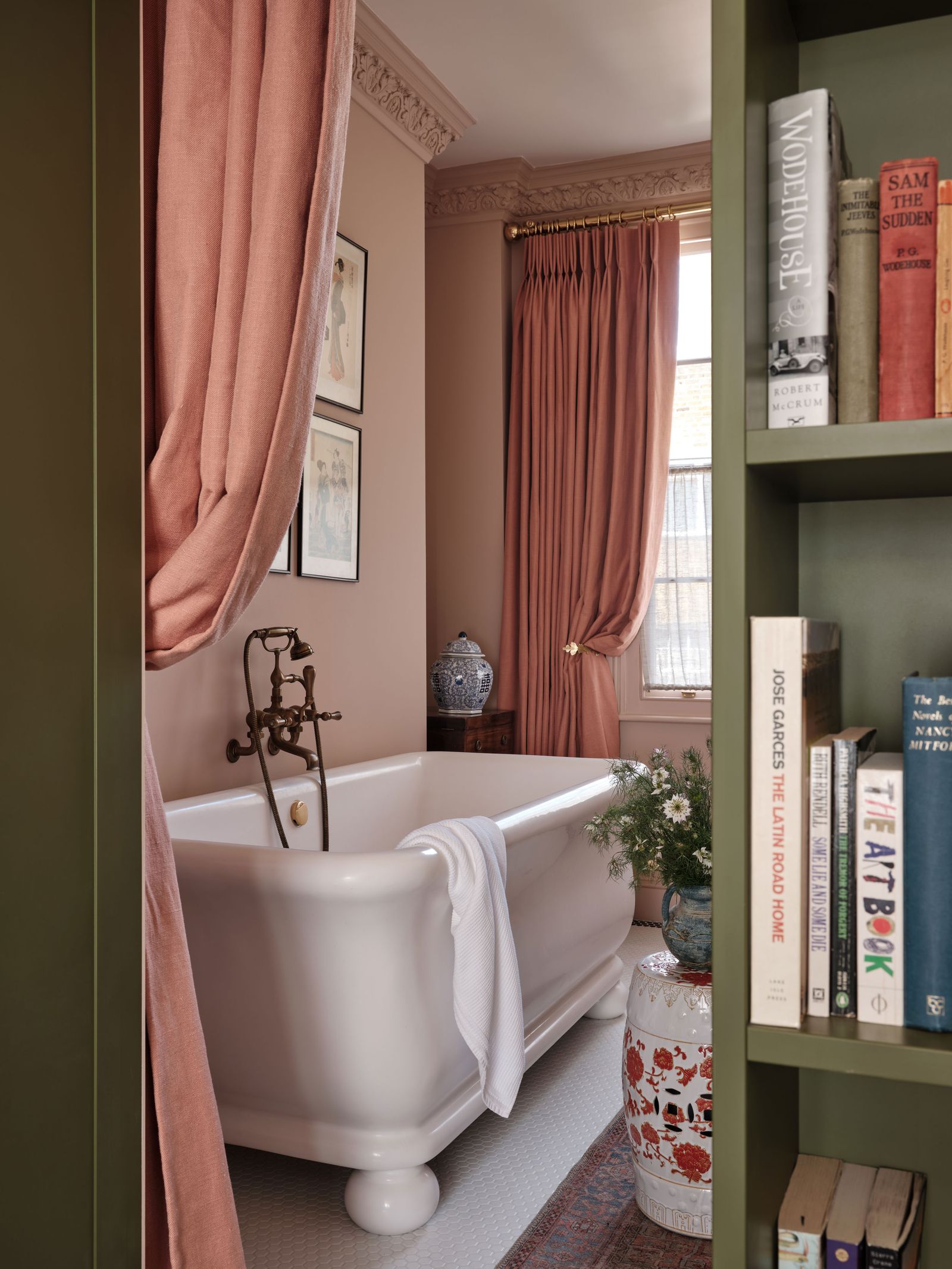 Image may contain Bathing Bathtub Person Tub Indoors Interior Design Art Painting and Home Decor