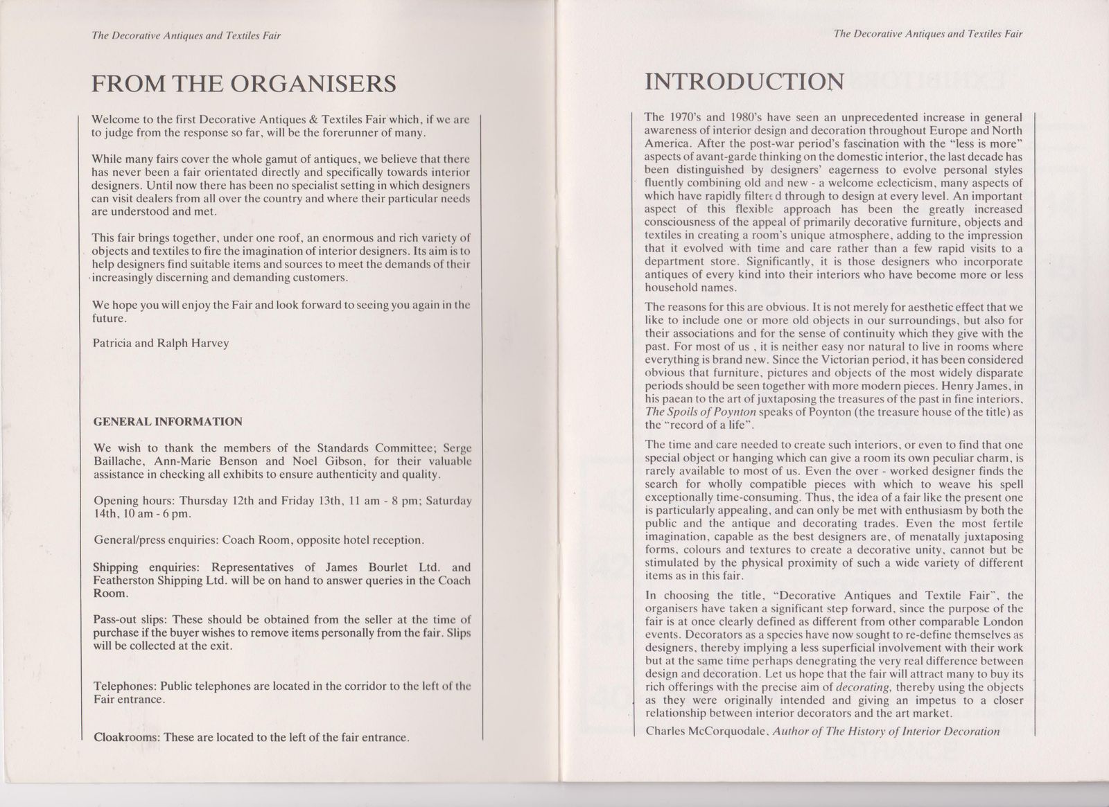 Opener of the 1985 catalogue