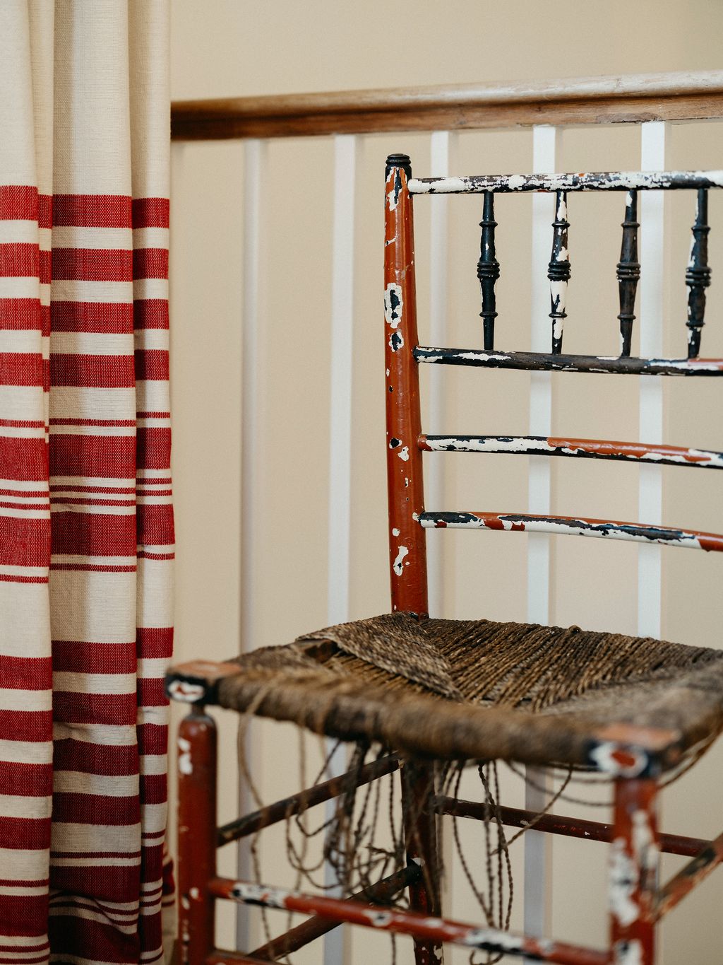 An original Morris  Co chair that once belonged to Tarka's mother.