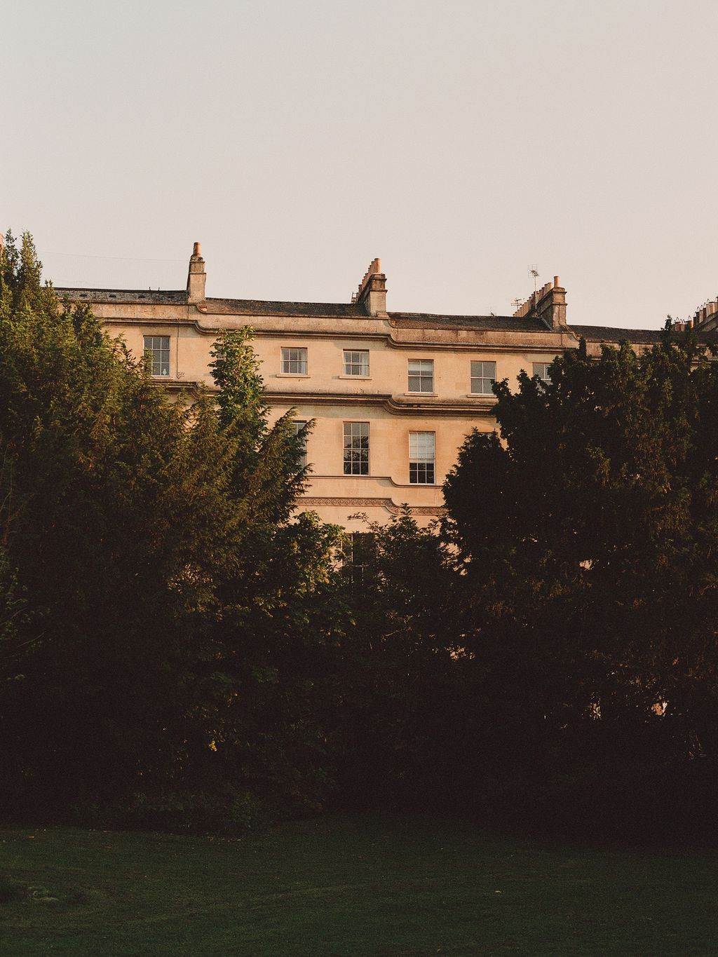 The flat enjoys an enviable dual aspect with views of trees on one side and the choir of St Marys on the other.