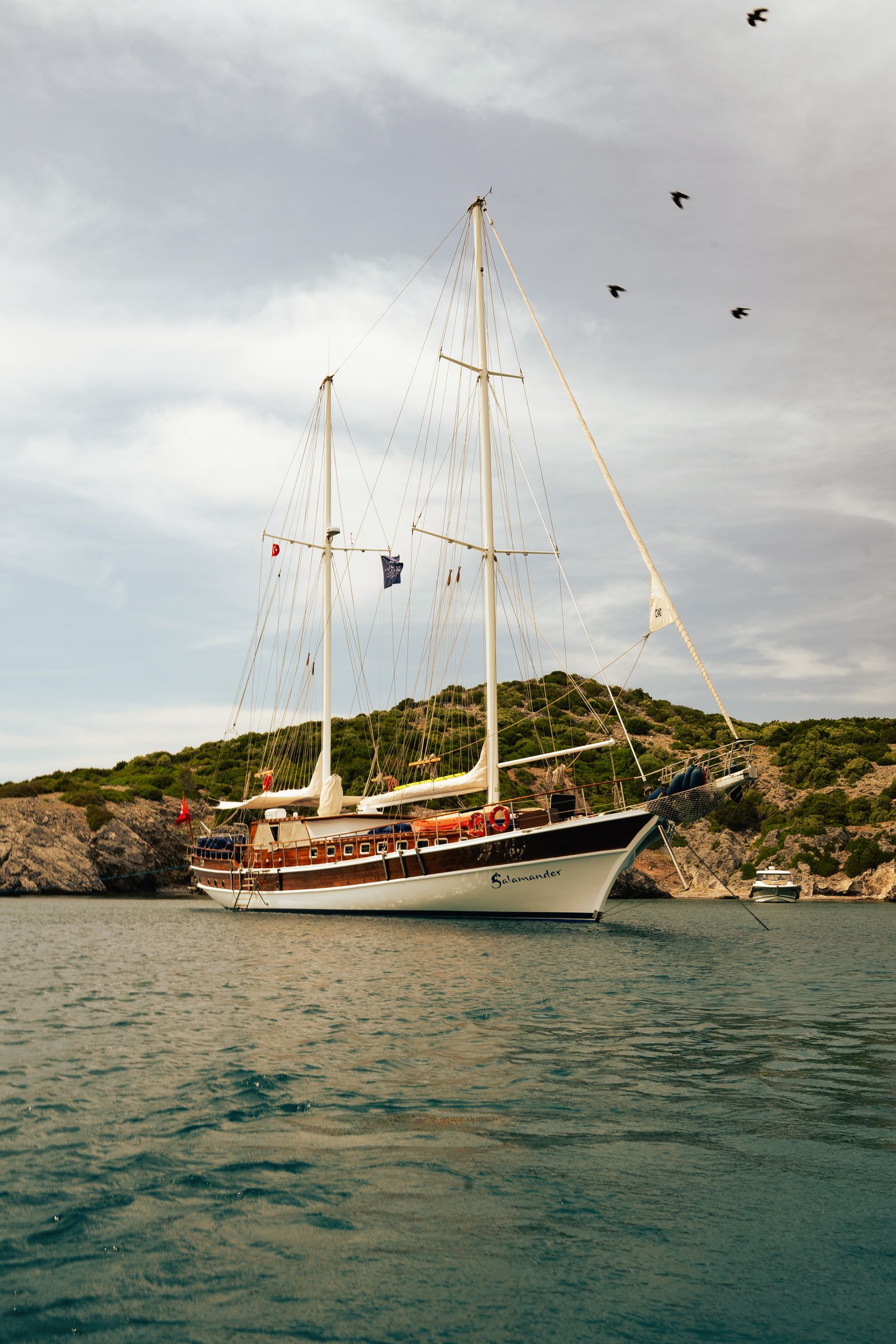 Salamander is the most traditional of the handbuilt gulets that can be chartered out of Bodrum.