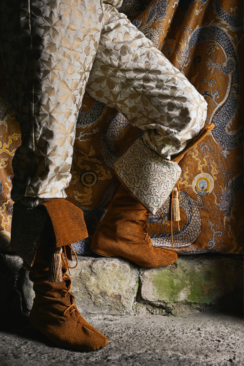 Boots Fauve ‘Sukari polyester €103.50 Lelièvre Paris with amethyst ‘January cotton mix key tassels 104 each Watts 1874 ...