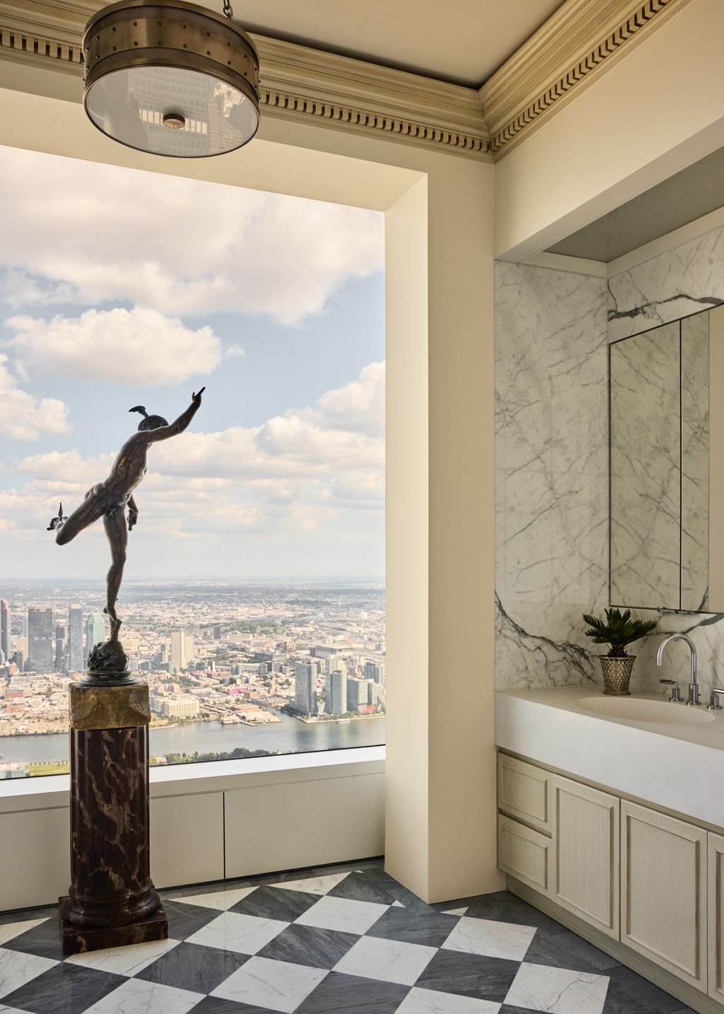 The clean lines and paredback monochrome palette ensure the focus is on the extraordinary view framed by one of only two...