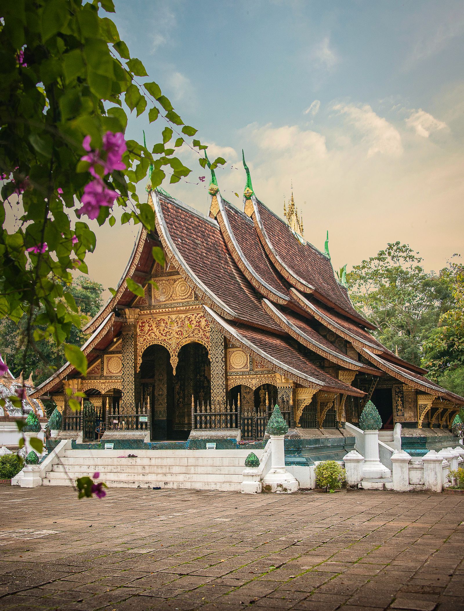 Wat Xieng Thong temple in Luang Prabang.