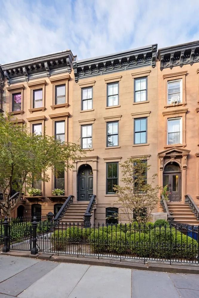 The former couples brownstone is for sale for 8 million.