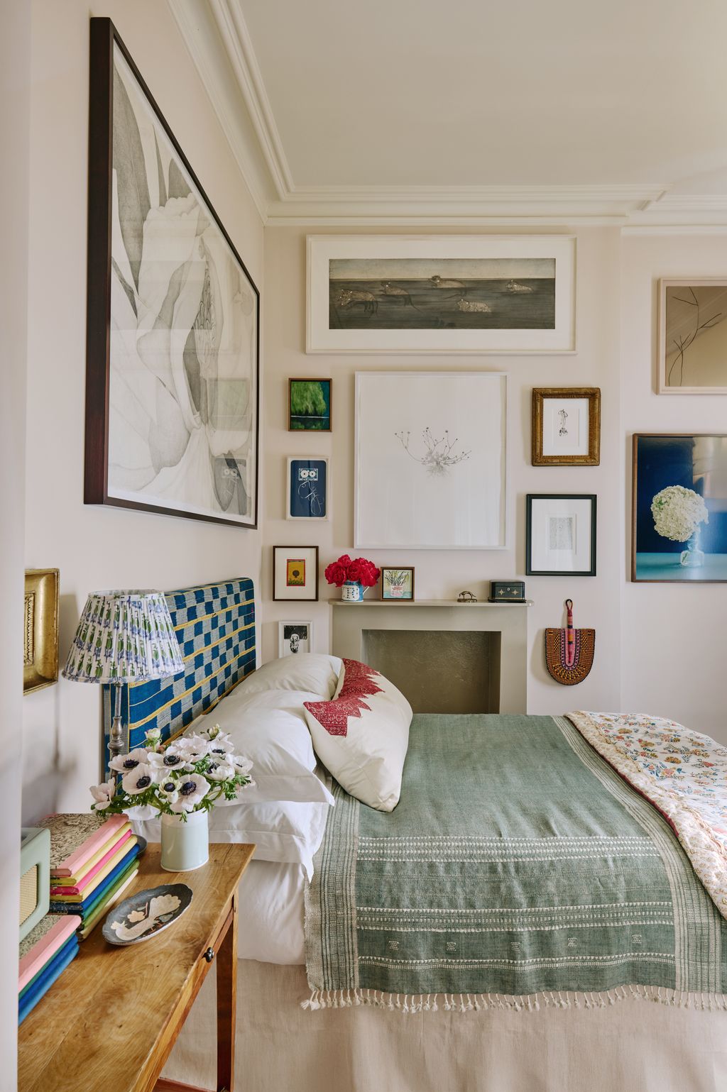 A large drawing by Sarah Graham is part of a mix that includes works by Gary Hume Suzy Murphy Michael Landy and Henri...