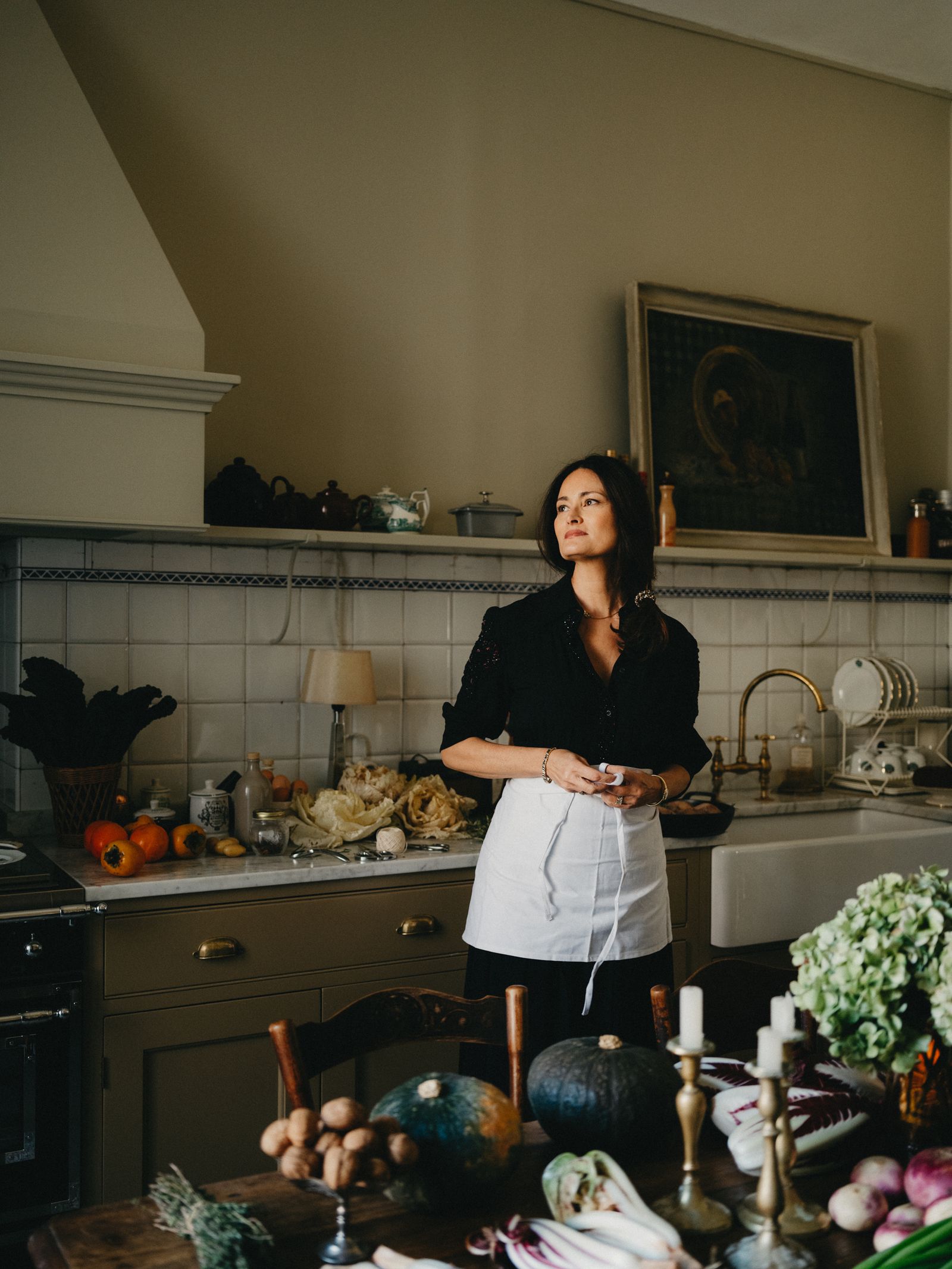 Image may contain Adult Person Candle Accessories Bag Handbag Plant and Lamp