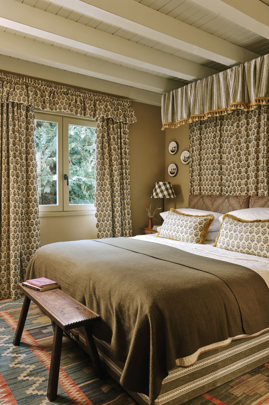 Image may contain Indoors Interior Design Bed Furniture Home Decor Book Publication Bedroom Room and Window