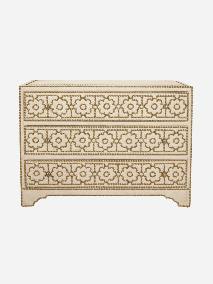 Image may contain Cabinet Furniture Drawer Dresser and Bed