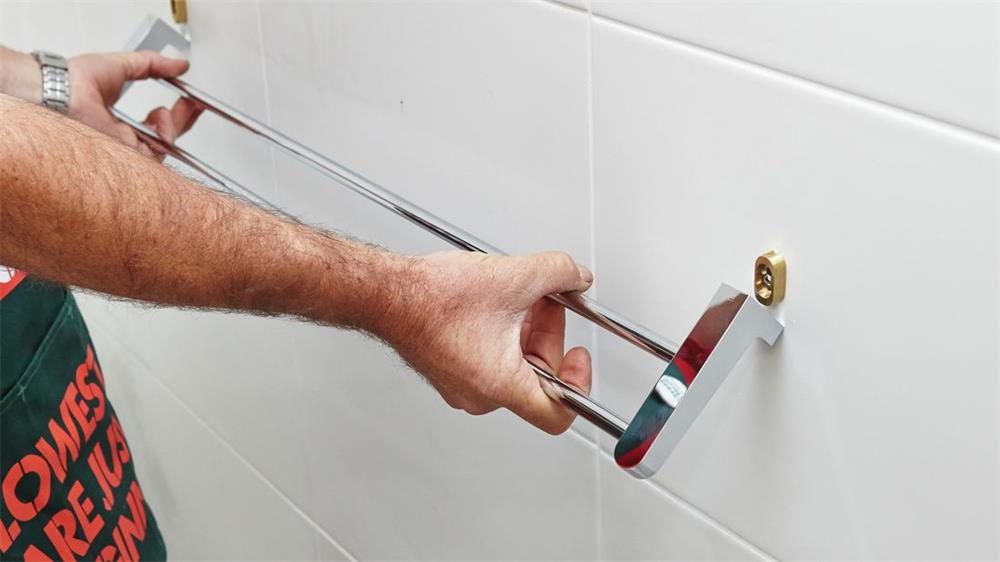 How to Install a Towel Bar and Other Bathroom Accessories